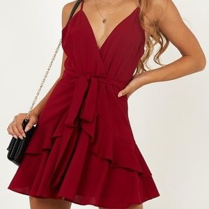 Feels Like Love Dress (in wine)